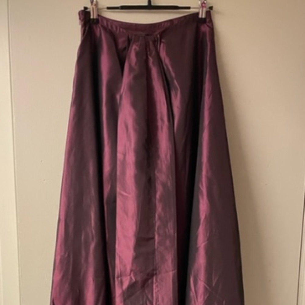 Express Polyester Floor Length Purple Skirt